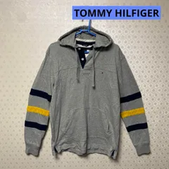 ♻️トミーヒルフィガー♻️メンズ⭕️長袖プルオーバーパーカー　M  グレー