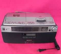 【動作品】ソニー　CDラジカセ　CFD-A100TV　昭和　レトロ SONY CD ラジカセ CFD-A100TV - メルカリ