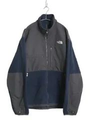 【お得なクーポン配布中!】 ノースフェイス デナリ ジャケット メンズ XL アウトドア フリース ナイロン ジャンパー フルジップ ブルゾン 大きいサイズ ツートン 紺 灰