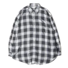 【美品】BLURHMS ブラームス シャツ サイズ:3 / 23SS オンブレチェック レーヨン シャツ (Rayon Check Shirt BHS23S016) / ブルー系 / 日本製 / トップス カジュアルシャツ 長袖【メンズ】【中古】のサムネイル