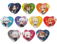 【中古】バッジ・ピンズ(キャラクター) 全10種セット 「アイドリッシュセブン×animatecafe トレーディングハート型缶バッジ」