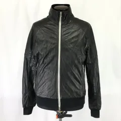 イタリア製★ロウブランド/L(!)W BRAND /by 伊勢丹★本革/レザージャケット【メンズM/黒/black】ライダース/ジップブルゾン/Jumper◆cBH552<sale>のサムネイル