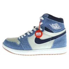 NIKE (ナイキ) AIR JORDAN 1 RETRO HIGH OG DENIM エアジョーダン 1 レトロ デニム ハイカットスニーカー インディゴ US9/27cm FQ2947-100