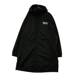 DSQUARED2 (ディースクエアード) 20AW オリンピック記念 TOKYO ロゴプリントナイロンロングコート 日本限定 ブラック S74AH0098のサムネイル