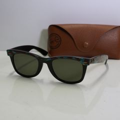 B&L Ray-Ban WAYFARER サングラス USED美品 ボシュロム レイバン ターコイズモザイク Made in USA ヴィンテージ 中古 X7199
