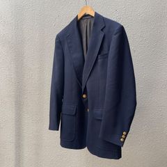 80‘s ~　USA製　紺ブレ　ネイビーブレザー　L