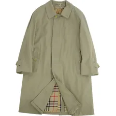 Vintage バーバリー Burberrys コート ステンカラーコート バルマカーンコート 英国製 ライナー付き コットン アウター メンズ SS カーキ