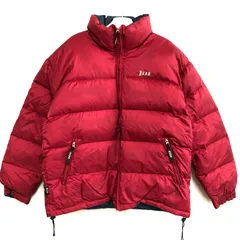 bear リバーシブルダウンジャケット　L ワインレッド×ホワイト　レアカラー bear リバーシブルダウンジャケット L ワインレッド×ホワイト