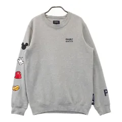 サイズ：5 PEARLY GATES パーリーゲイツ ×Disney 裏起毛 スウェットトレーナー  グレー系 [240101448403] ゴルフウェア メンズ ストスト