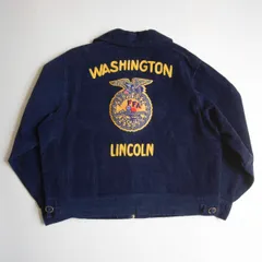 70s FFAジャケット　バッチ付き　USA製　キョンキョン 70s USA製 UNKNOWN レザーパッチ フィッシング キャップ カーキ
