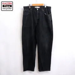 00s Levi's 550 ブラック デニムパンツ メンズ 表記35×32サイズ