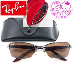 廃盤Ray-Banレイバンサングラス RB3397 リムレス 木目調 - メルカリ