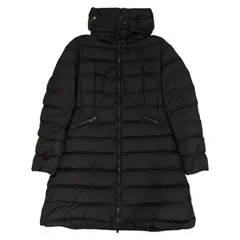 モンクレール フラメッテ ダウンコート MONCLER サイズ0 ブラック ブラック Flammette ロングダウンジャケット : ロングダウンジャケット