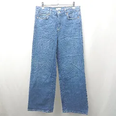 ◇ Θ ZARA WOMAN ザラウーマン フレアデニムパンツ サイズ36 ブルー系 レディース E  【1506300020506】