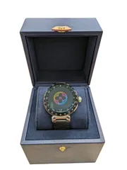 【LOUIS VUITTON】ルイヴィトン『タンブール ホライゾン ライトアップマットブラウン』QAD0 メンズ スマートウォッチ