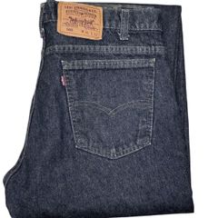 90s Levi's 505 サルファブラックデニム｜USA製 W32 L32（実寸
