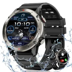 スマートウォッチ【2023秋新登場 1.39インチ高精細大画面 軍用規格】Bluetooth5.3通話 iPhone/Android対応 スポーツウォッチ