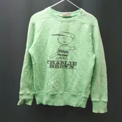 vintage PONY チャーリー・ブラウン スウェット M グリーン