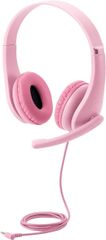 900 エレコム ヘッドホン 子供用 【 3.5mm接続 4極 】 回転式マイクアーム付き ピンク HS-KD01TPN 幅121×奥行43×高さ122mm(ケーブル含まず)
