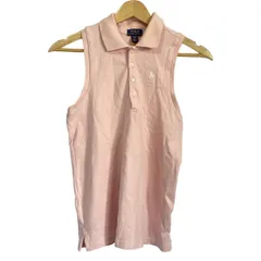 POLObyRalphLauren(ポロラルフローレン) ノースリーブポロシャツ サイズXL(16) レディース美品  - ライトピンク