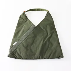 人気 美品 ブリーフィング BRIEFING TILT TRIANGLE TOTE チルト トライアングル トートバッグ /カーキ ミリタリー 三角【2400014163490】のサムネイル