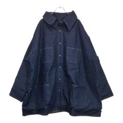 デッドストック デニムカバーオール 大きいサイズ ブルー(メンズ 4XL)中古 古着 U4293