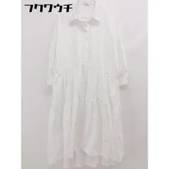 ◇ Girly Doll ガーリードール 長袖 膝下丈 ワンピース ホワイト レディース 【中古】 【1105060001109】のサムネイル