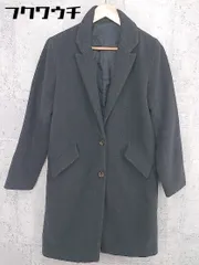 ■ selectMOCA セレクトモカ 長袖 チェスターコート サイズM ダークグレー レディース 【中古】 【1002802495489】のサムネイル