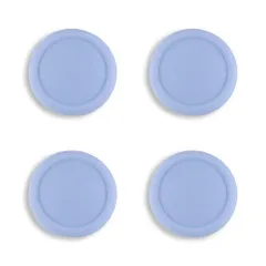 eXtremeRate PlayVital可愛いスイッチサムグリップキャップ、Switchに対応用＆Switch Liteに対応用ジョイスティックキャップ、Joy-Conコントローラー用のシリコンアナログカバー親指スティックグリップ【ライトバイオレット】