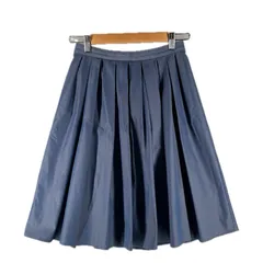 ef-de エフデ スカート コットン ブルー レディース 9【古着】【中古】【送料無料】