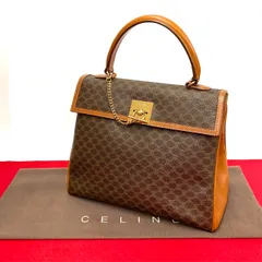極 美品 CELINE セリーヌ ヴィンテージ マカダム ブラゾン