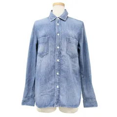 RED CARD レッドカード シャツ ブルー サイズ:1(S) コットン デニム ロングスリーブ 長袖 トップス ブラウス【レディース】のサムネイル