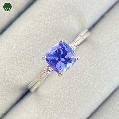 31-24】タンザナイト ダイヤモンド リング 1.00ct D0.02ct【中古 