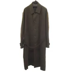 週末セールstein OVER SLEEVE INVESTIGATED コート ssstein / シュタイン】OVERSIZED INVESTIGATED COAT - BLACK