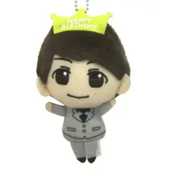 【中古】キーホルダー・マスコット(男性) 梅原裕一郎(タキシード・グレー) ～梅原くんお誕生日ver.～ぬいぐるみ 「ひょろっと男子」 アドアーズ・セガ・ナムコ限定