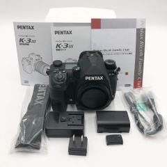 ペンタックス PENTAX K-3 Mark III ボディ ブラック APS-Cデジタル一眼レフカメラ 【視野率100%・約1.05倍光学ファインダー】【最高ISO感度160万】【防塵・防滴構造】【最高約12コマ/秒 高速ドライブ】