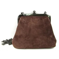 コムサ・デ・モード ショルダーバッグ がま口 チェーンバッグ 鞄 カバン ブランド レディース ブラウン COMME CA DU MODE 【中古】