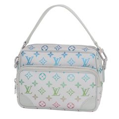 ルイヴィトン キーホルダー ドラゴンヌ モノグラム エクリプス ホワイト LOUIS VUITTON 美品 ルイヴィトン バッグチャーム キーホルダー