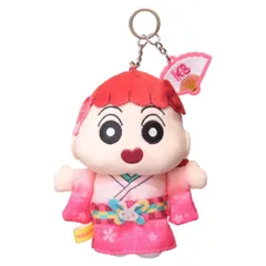クレヨンしんちゃん マスコット 刺繍チャームつきぬいぐるみキーリング ネネちゃん 日本アート エスケイジャパン プレゼント アニメキャラクター グッズ 