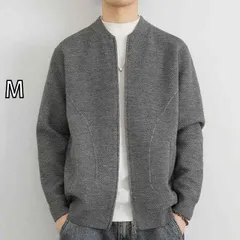 [M]メンズ ファッション 服 用 オシャレ シンプル 大人 かっこいい ストリート 夏コーデ トップス  カーディガン セーター ジップアップ ジャケット シンプル 