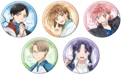 【新品】バッジ・ビンズ 【BOX】ホログラム缶バッジ(57mm) アオのハコ 01.描き下ろしイラスト