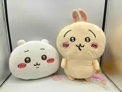 ちいかわ ぬいぐるみ リュック・うさぎ ちいかわくじ もちっとふわっとコレクション C賞 リバーシブルお顔クッション ハチワレ
