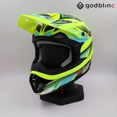 ZEALOT　マッドジャンパー2   GRAPHIC FLUO YELLOW/BLK-GREEN　Sサイズ　MJ0014 オフロードヘルメット