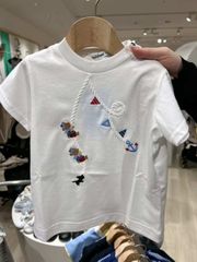 【1営業日発送】  ファミリア　キッズ　Tシャツ・カットソー 　品番127421 ホワイト  美品