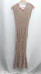 ◇ ⊂ Andemiu アンデミュウ ロング ワンピース サイズF ブラウン系 レディース E  【1410100065004】