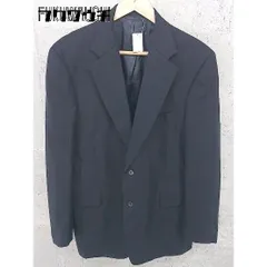 ◇ NEWYORKER ニューヨーカー ネーム刺繍あり 長袖 テーラード ジャケット YA7 ネイビー # 1002798837447 【中古】 【1002798837447】