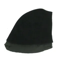 devoaのニット帽です。 デヴォア DEVOA Knit cap high twist cotton stripe （BLACK