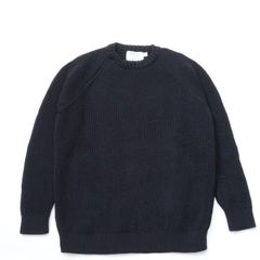 MAATEE&SONS ひょっとこP/O SWEATER 裏カシミヤ ネイビー1 - メルカリ
