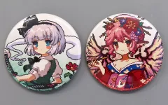 【中古】バッジ・ビンズ 魂魄妖夢＆ミスティア・ローレライ アクリル缶バッジ2個セット 「Switchソフト とうほう夜雀食堂」 WonderGOO購入特典