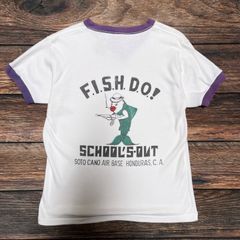 70's〜80's　リンガーTシャツ　SOTO CANO AIR BASE ホンデュラス　コマヤグマ空港　ソトカノ空軍基地　両面プリント　染み込み　発泡　Lサイズ